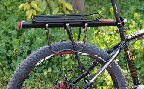 Portbagaj spate pentru bicicleta, Zola®, cu tija de prindere si stop, din aluminiu, greutate maxima suportata 50 kg Portbagaj spate pentru bicicleta, Zola®, cu tija de prindere si stop, din aluminiu, greutate maxima suportata 50 kg